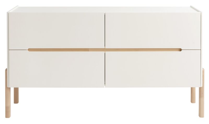 Kiteen Lennu senkki 158x36x85 cm valkoinen